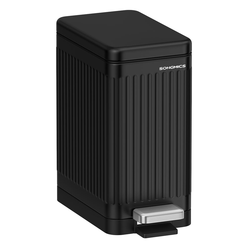 Songmics ULTB563B02 Pattumiera Bagno 6L Nera