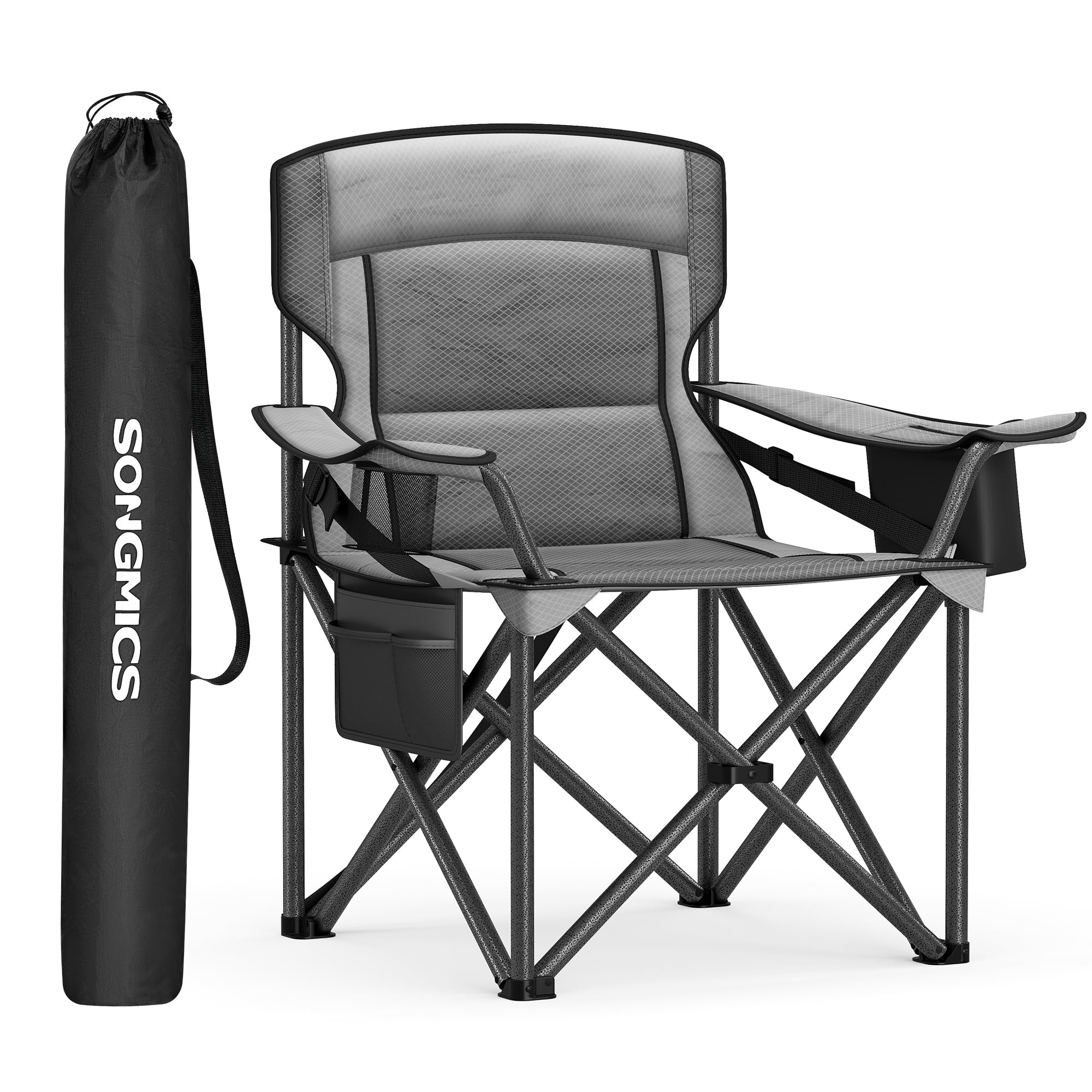 Songmics GCB066B01 sedia campeggio pieghevole nero inchiostro