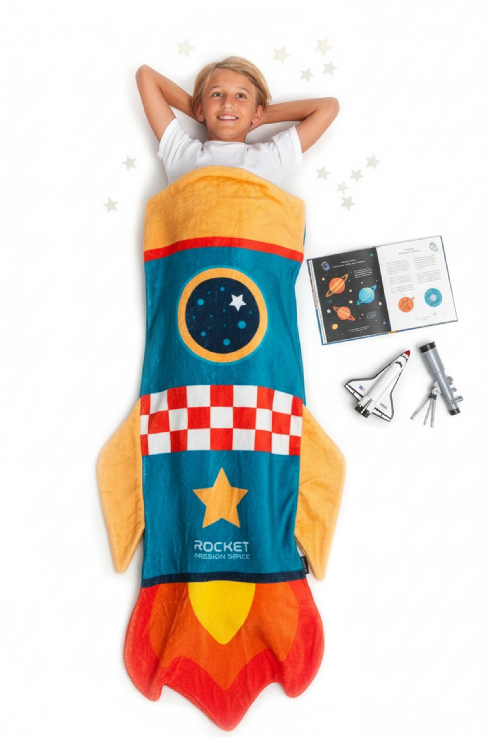 Kanguru Rocket coperta a coda bambini 142 cm multicolore