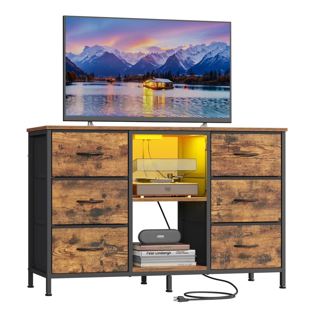 Songmics Bellah ULGS032K101S Mobile TV 55 Pollici 6 Cassetti