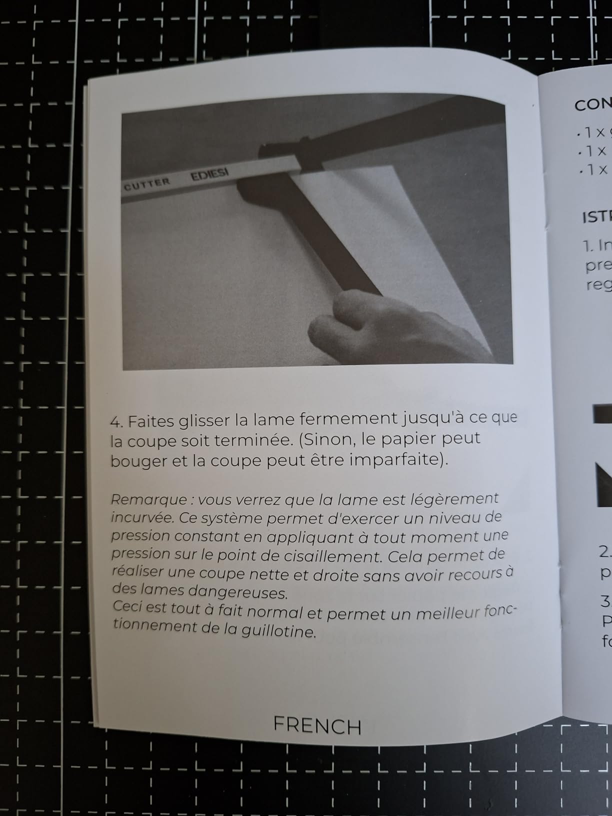 Ediesi Taglierina Carta A4 Professionale Blu 12 Fogli