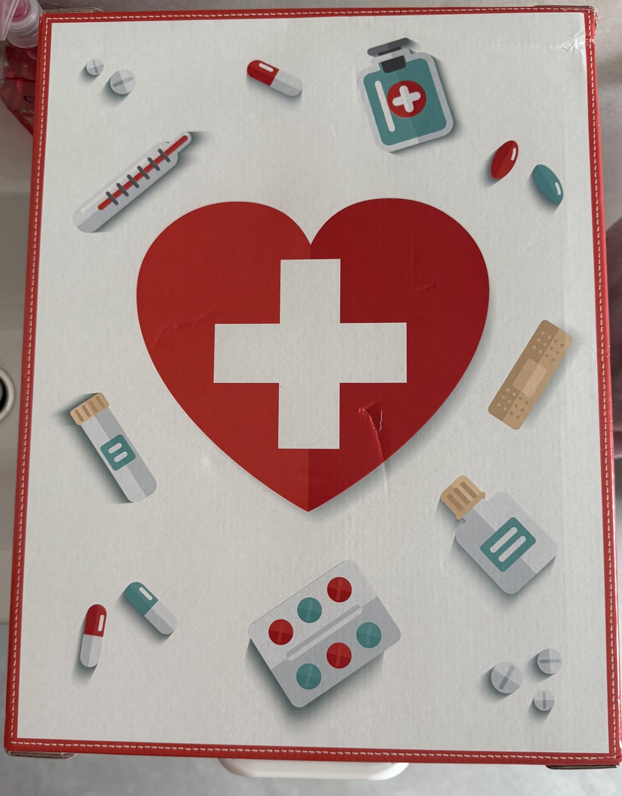 Lavatelli Pharma Organizer scatola medicinali 32x42cm 9 scomparti