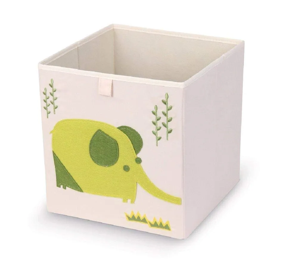 Domopak Living Cubo Elefante scatola 27x27x28 cm per bambini
