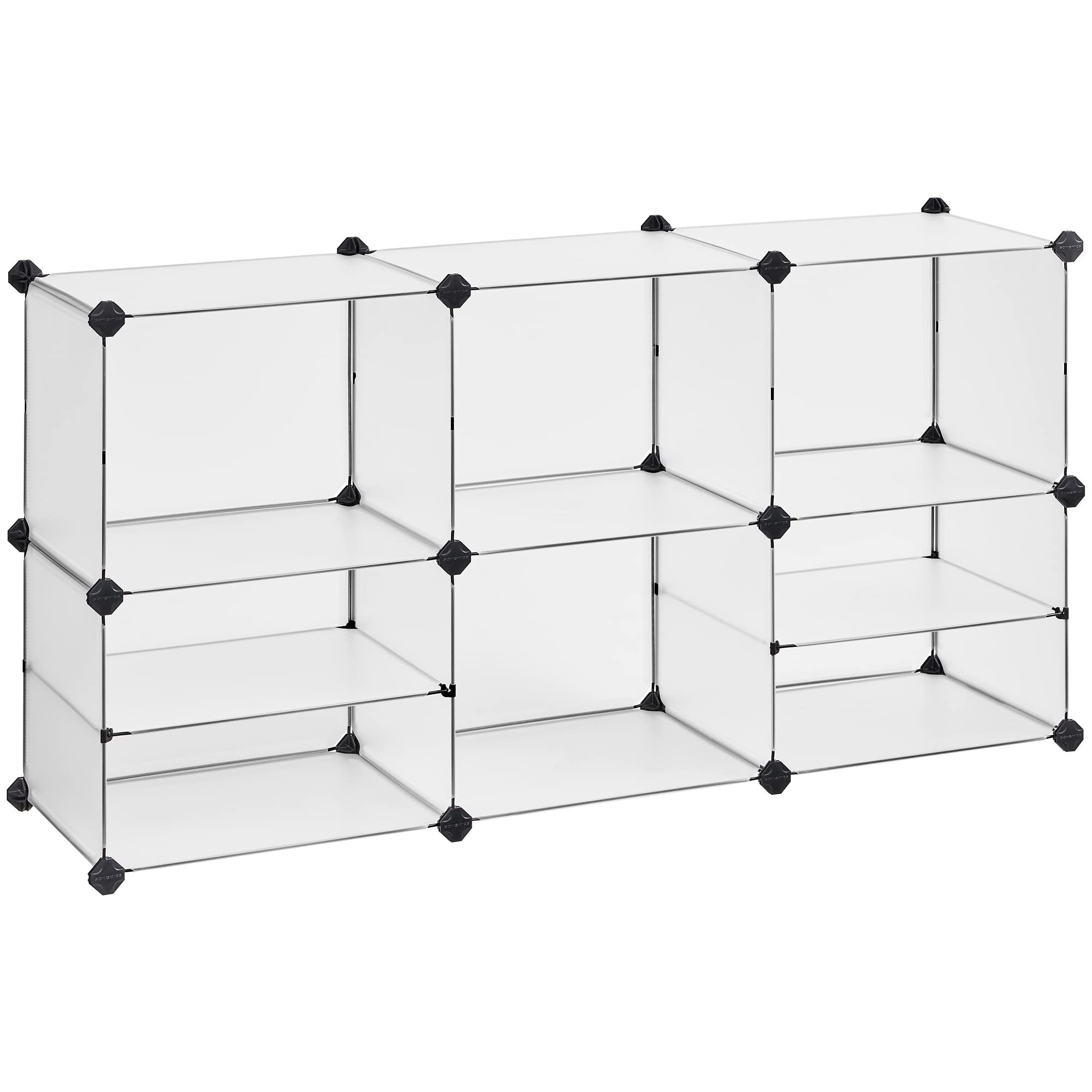 Songmics LPC36W scaffale 9 scomparti bianco 10 kg
