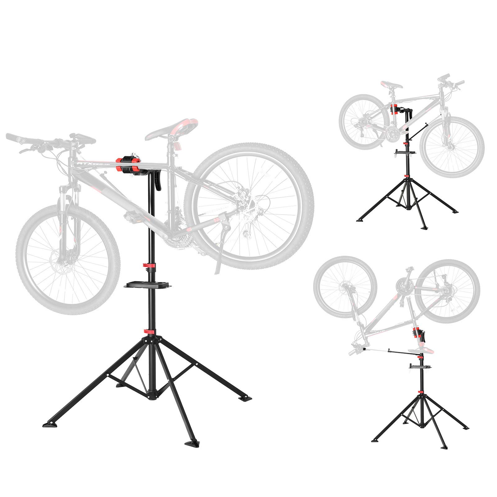 Songmics SBR05B Cavalletto Bici Riparazione con Vassoio