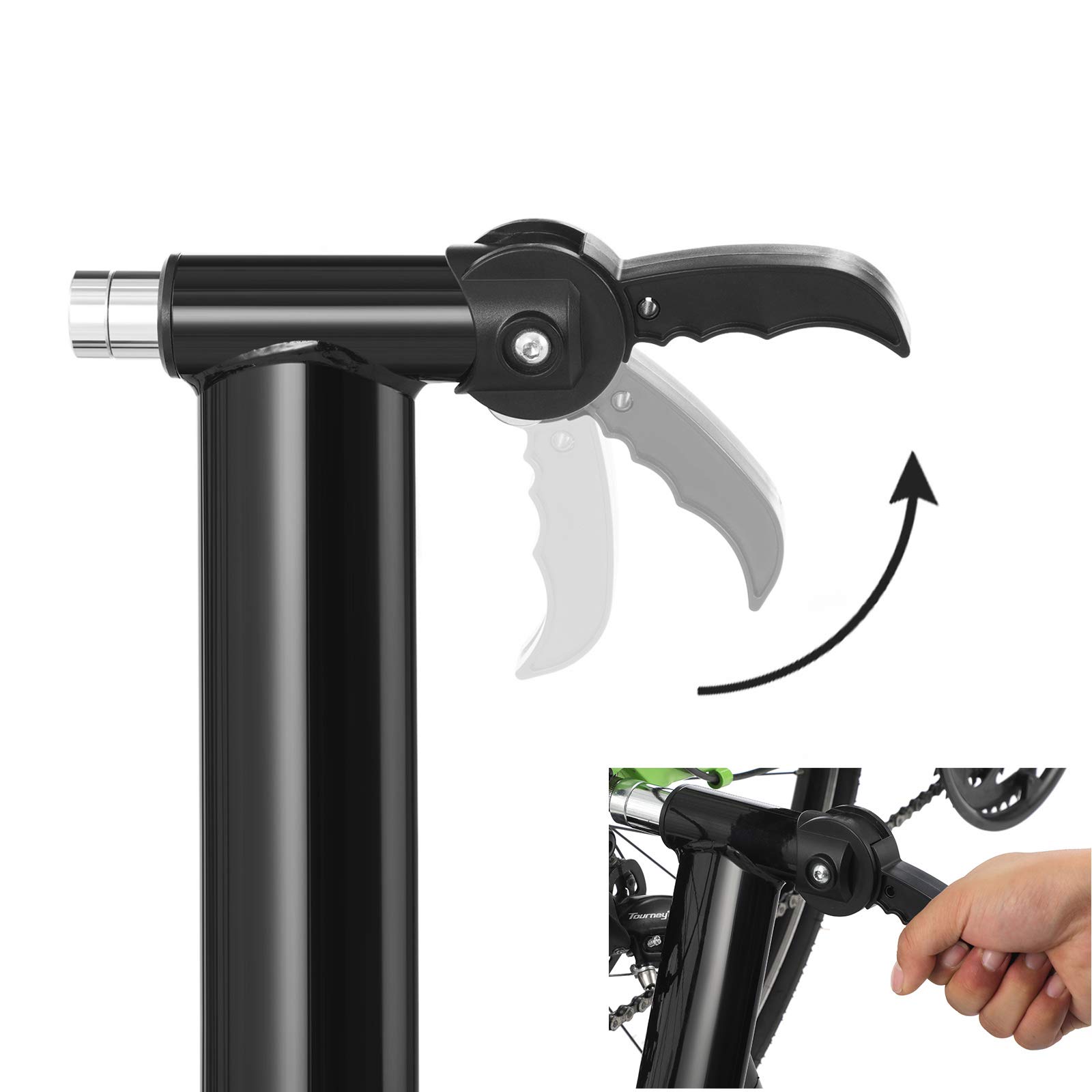 Songmics SBT003B01 rullo bici magnetico nero 6 resistenze