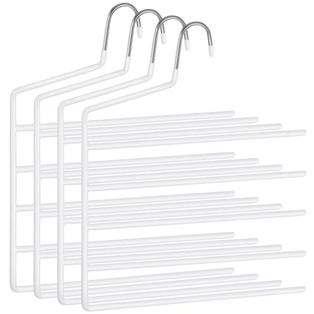 Songmics CRI034W02 grucce 5 barre bianche 4 pezzi antiscivolo