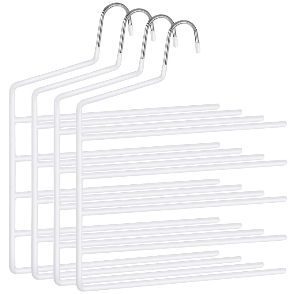 Songmics CRI034W02 grucce 5 barre bianche 4 pezzi antiscivolo