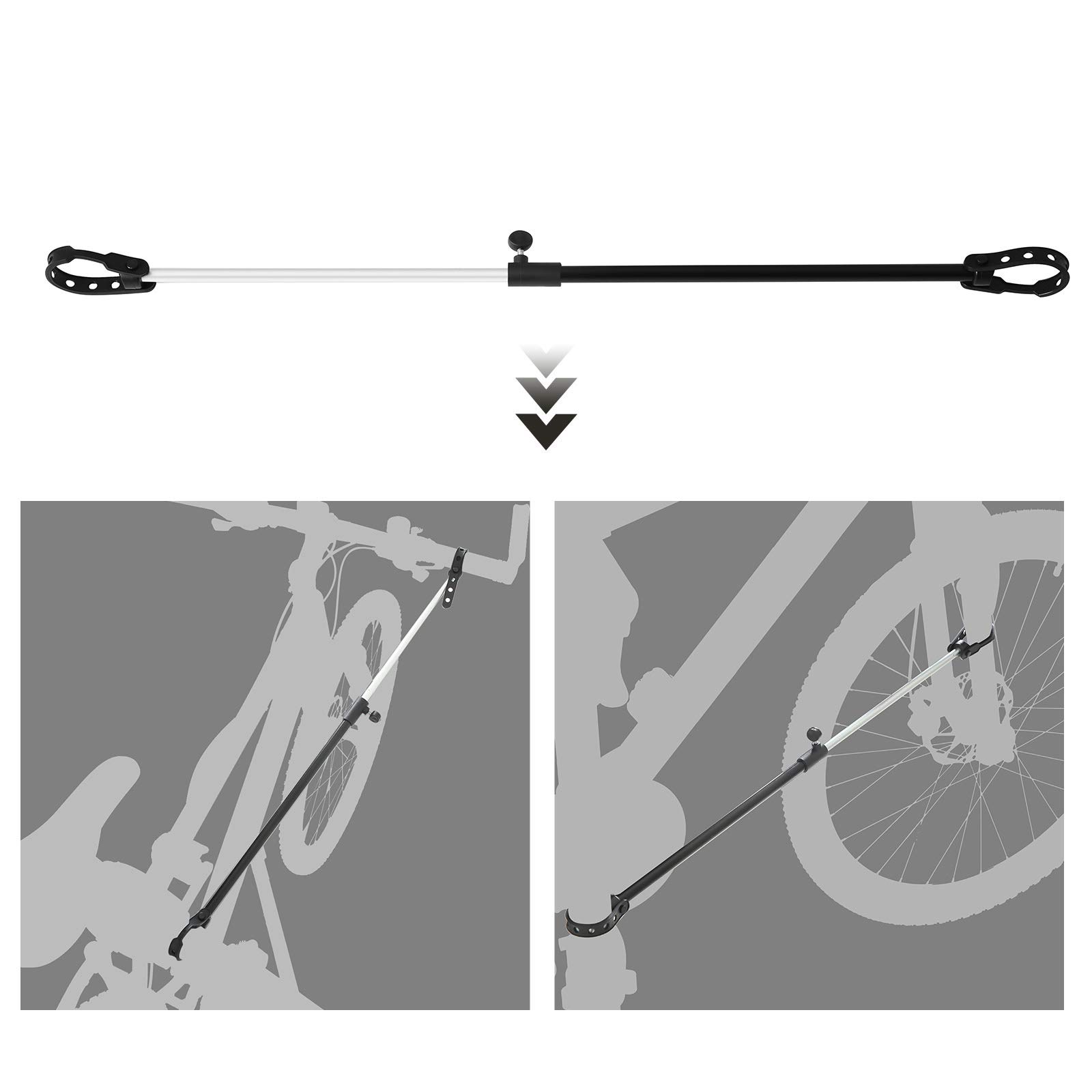 Songmics SBR05B Cavalletto Bici Riparazione con Vassoio