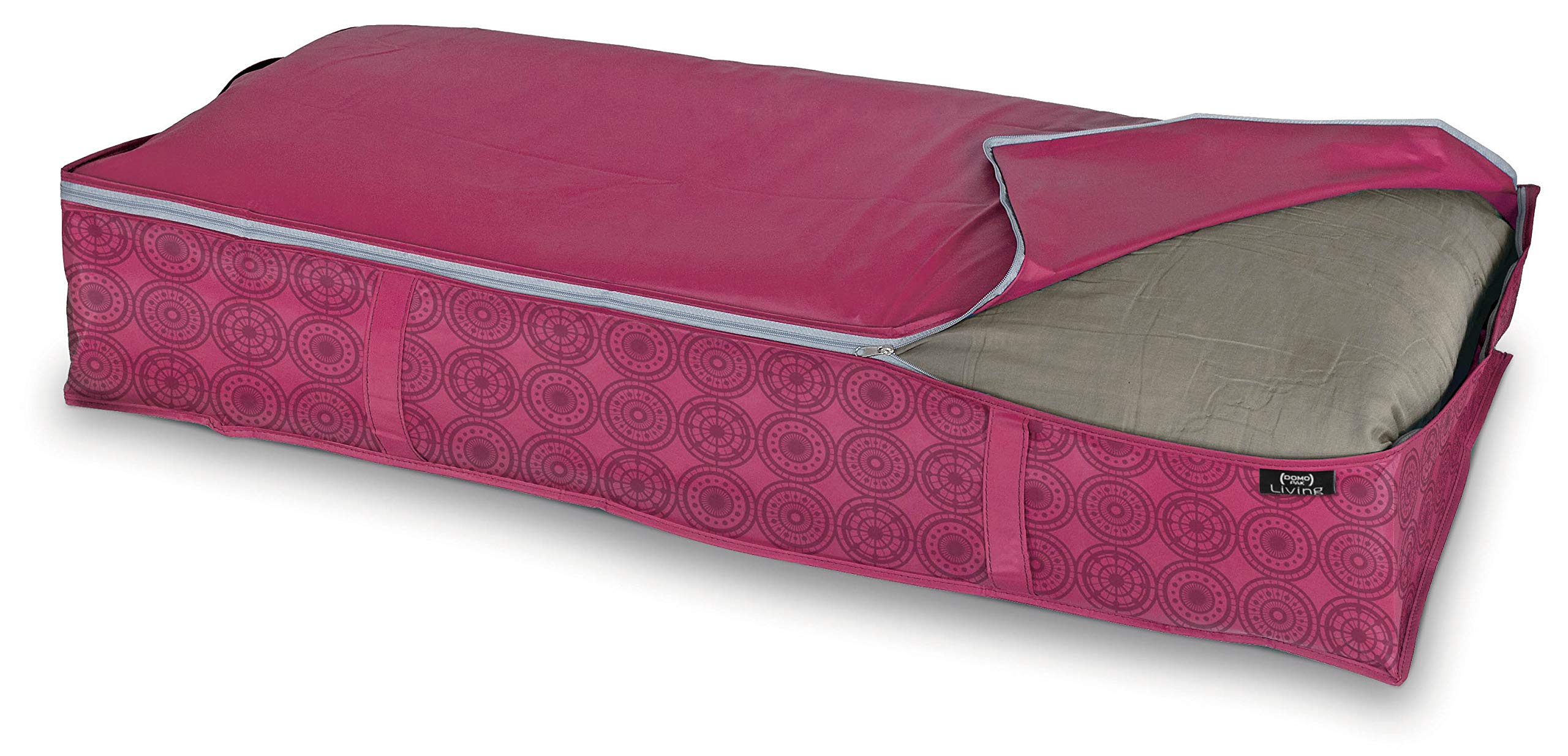 Domo Pak Ella Purple custodia coperte XL 95x45x18 cm vinaccia