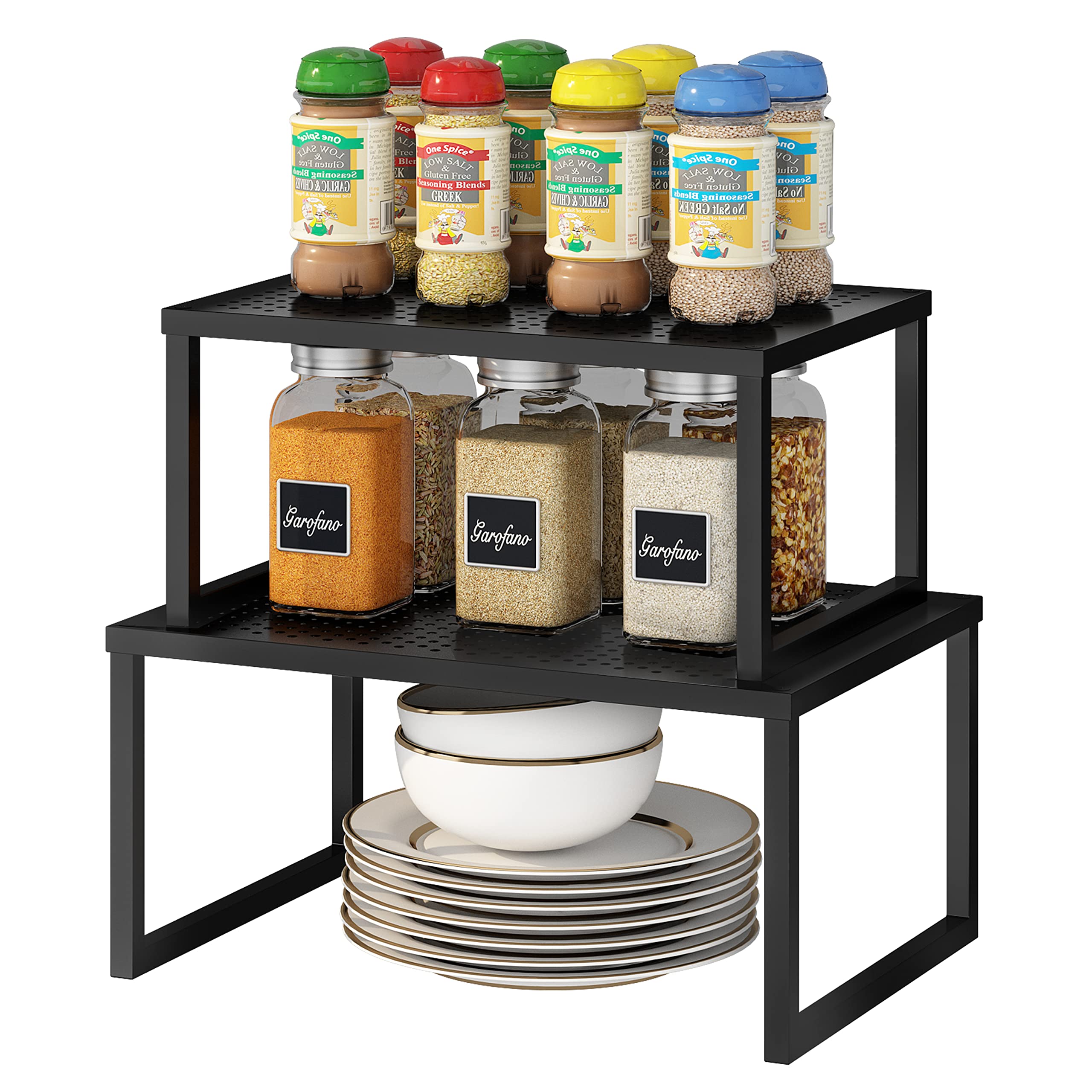 Simple Trending mensola cucina bronzo 2 pezzi impilabile