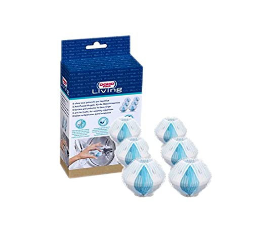 Domo Pak sfere levapelucchi lavatrice 6 pezzi antipelo animali