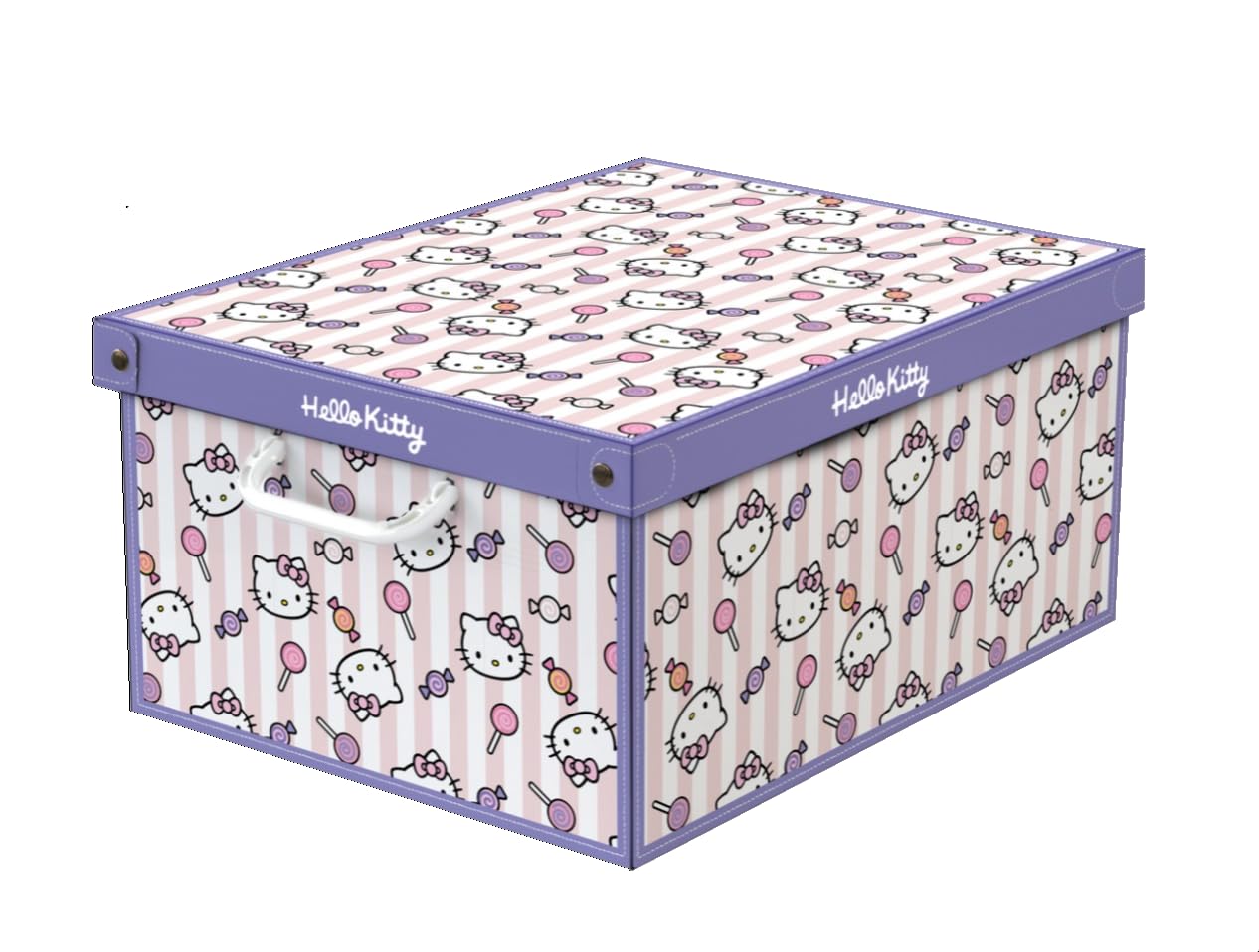 Lavatelli Hello Kitty Scatole Armadio 39x50x24 Set 2 Coperchio