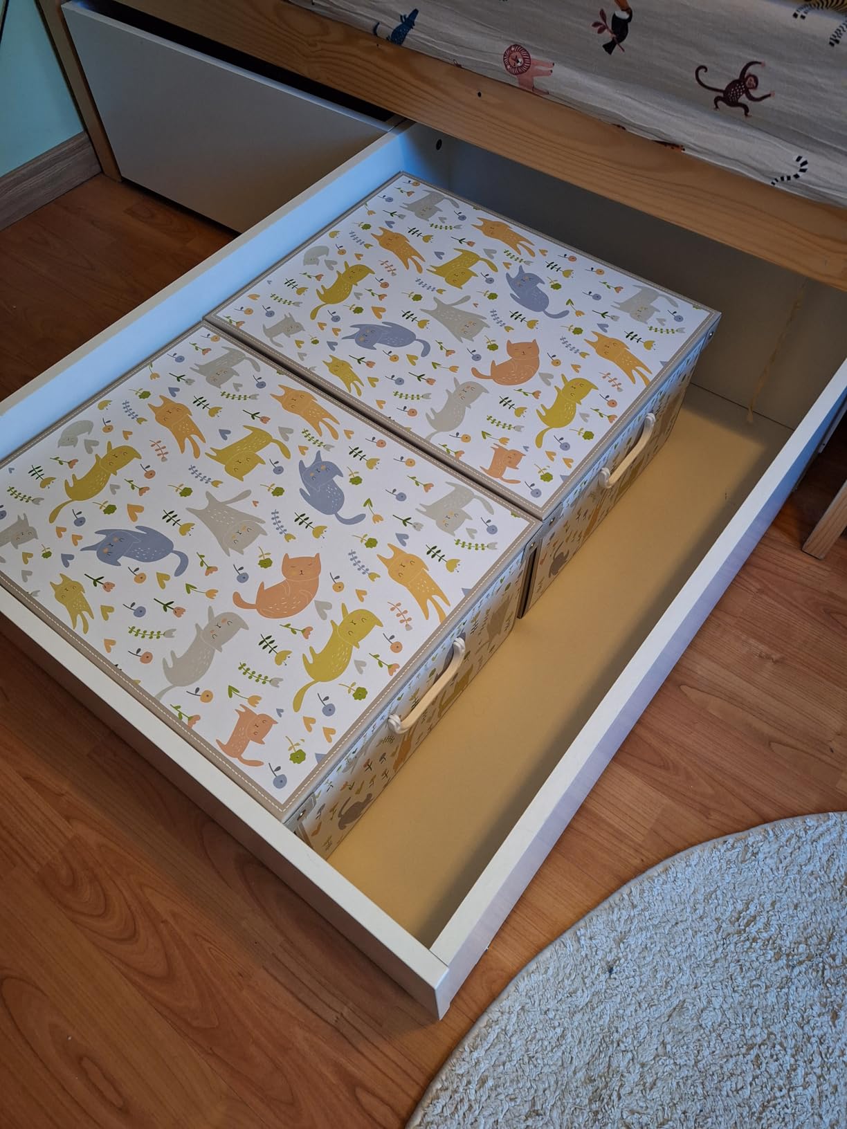 Lavatelli Scatole Armadio Gufetti 2 Pezzi 50x39x24 Cartone