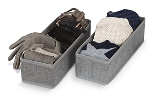 DOMO PAK Stone divisori cassetto 2 pezzi 30 cm grigi
