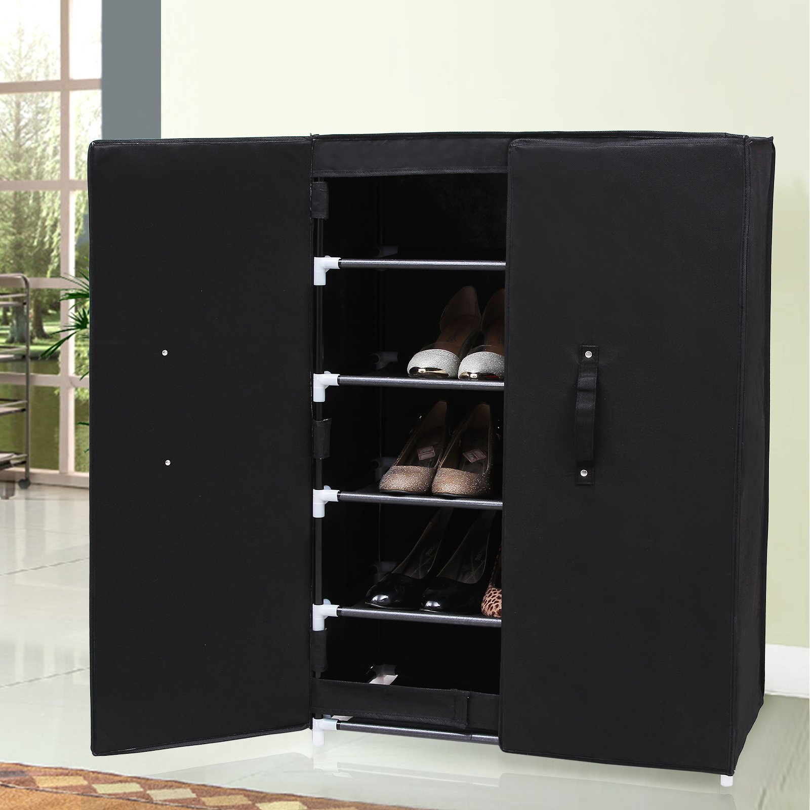 Songmics RXA16H scarpiera guardaroba tessuto antipolvere 61x28x89