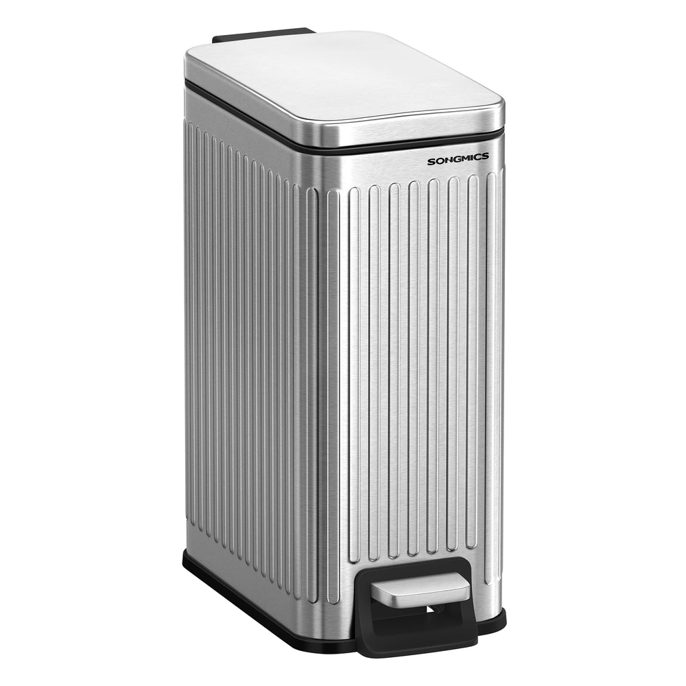 Songmics ULTB563B02 Pattumiera Bagno 6L Nera