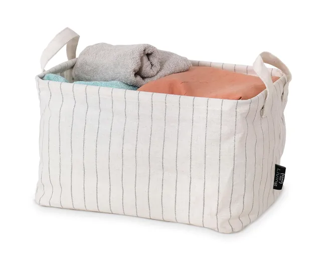 DOMO PAK Tivoli cestino con manici 32x23x19 cm policotone