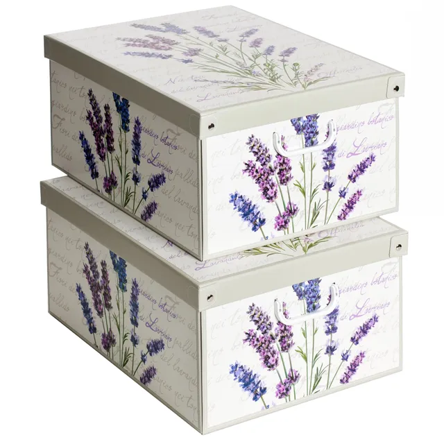 Lavatelli Lavanda set 2 scatole profumate 49x40x24
