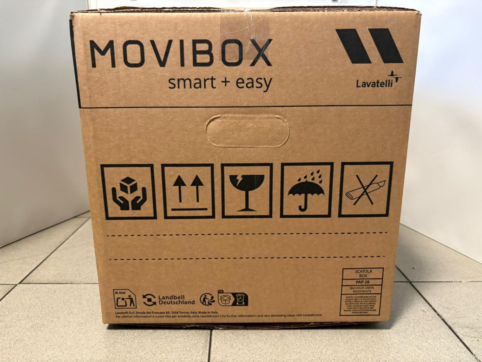 Lavatelli Movibox scatole trasloco 10 pezzi 50x35x35 cm doppia onda
