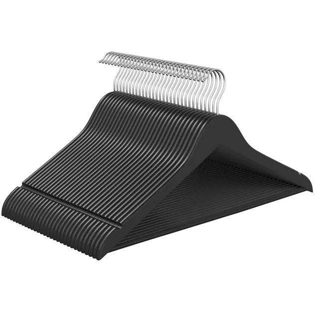 Songmics CRW030B01 grucce legno nere 30 pezzi salvaspazio