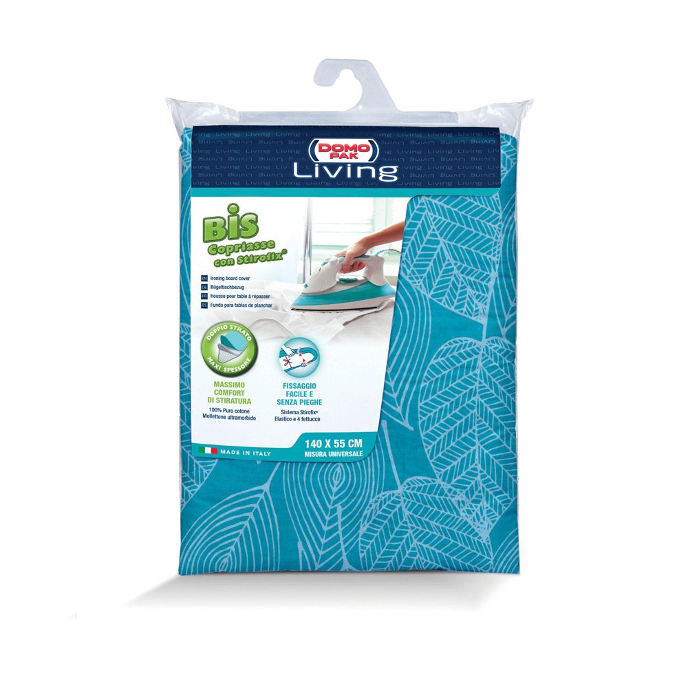 Domo Pak Living copriasse stiro Bis 140x55 cotone Stirofix