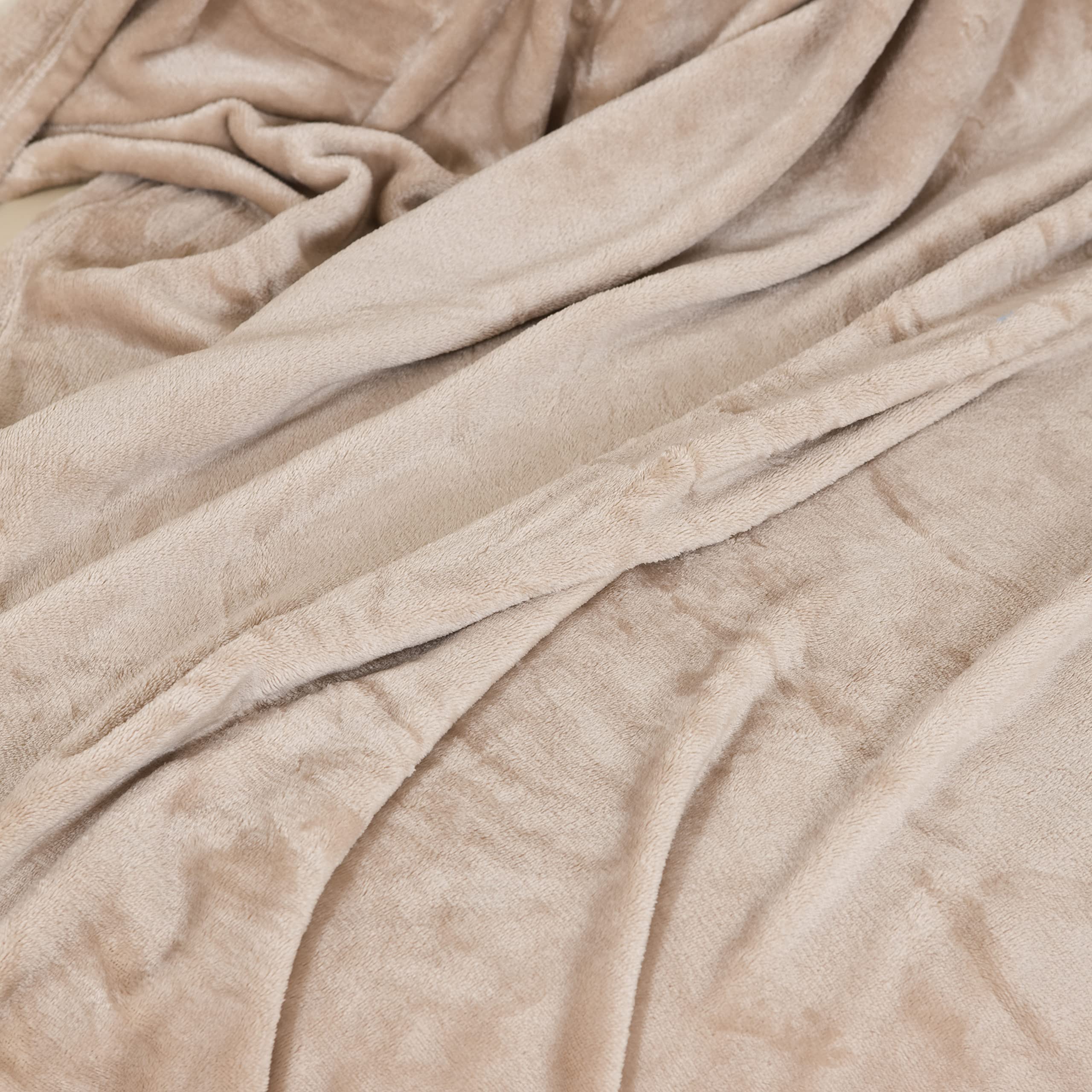 Kanguru coperta con maniche beige 210x140 cm pile