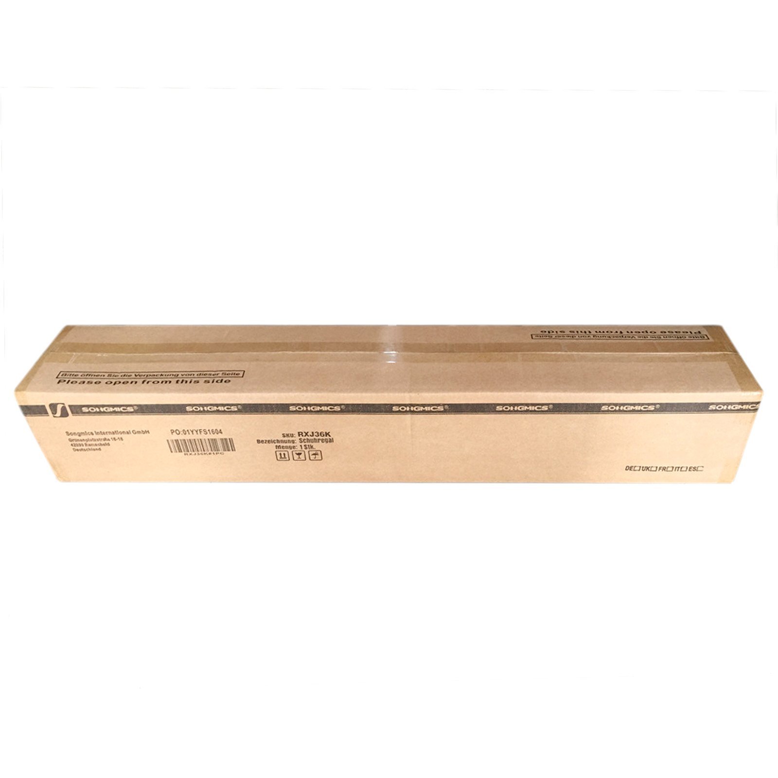 Songmics RXJ36K Scarpiera 10 livelli 40 paia caffè 88x160
