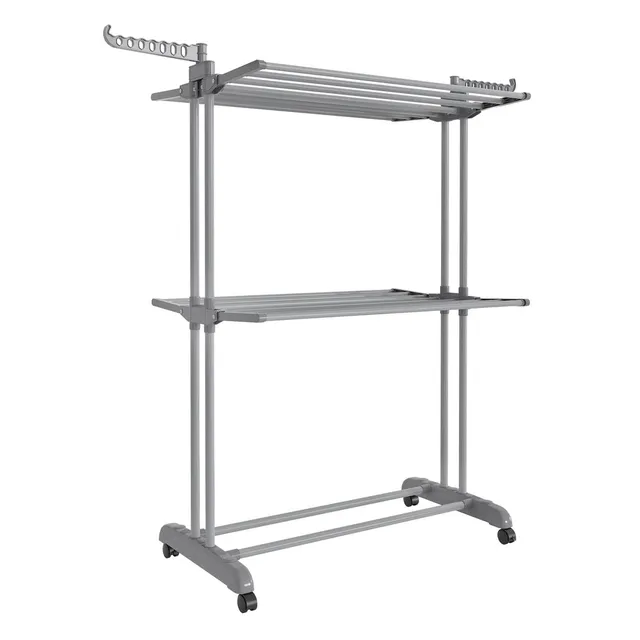 Songmics Stendibiancheria 3 Piani Acciaio 148 cm