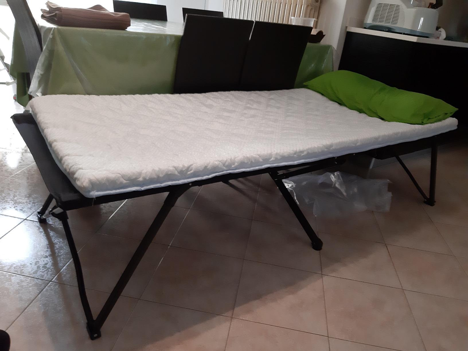 Songmics Brandina Campeggio Pieghevole Letto Ospiti 110 kg Oxford
