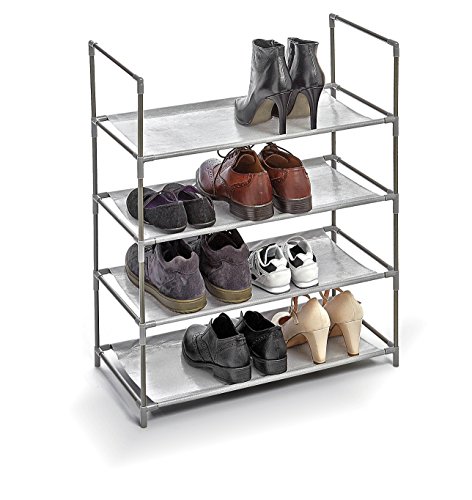 Domopak Living scaffale 4 ripiani plastica 58,5x28,5x70