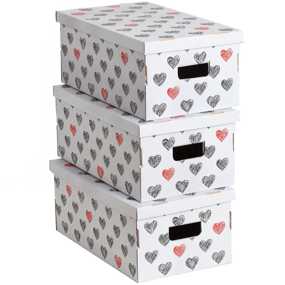 Lavatelli Basic set 3 scatole Love 29x51x20 cm