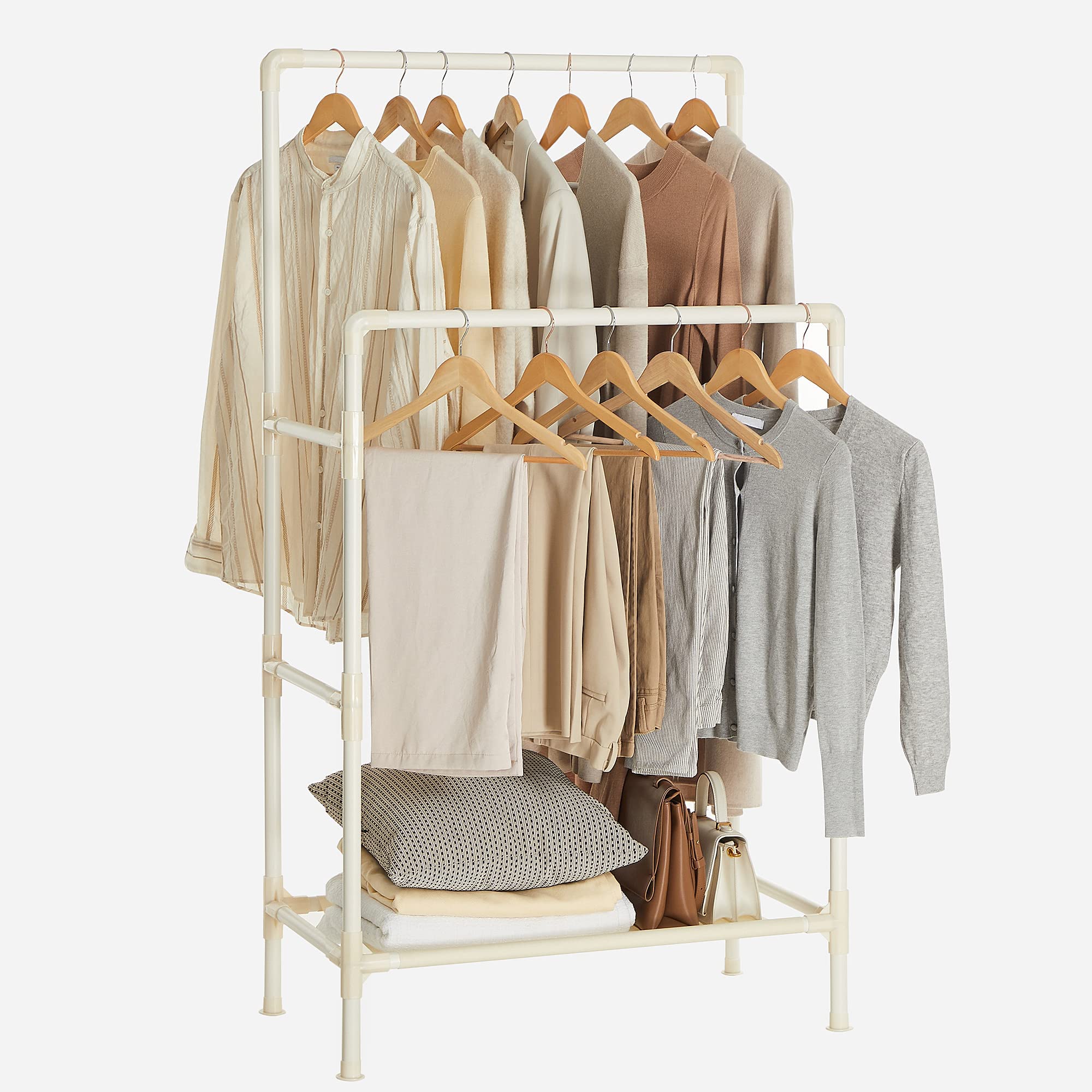 Songmics RDR01WT Stand Appendiabiti Bianco 83x157 cm