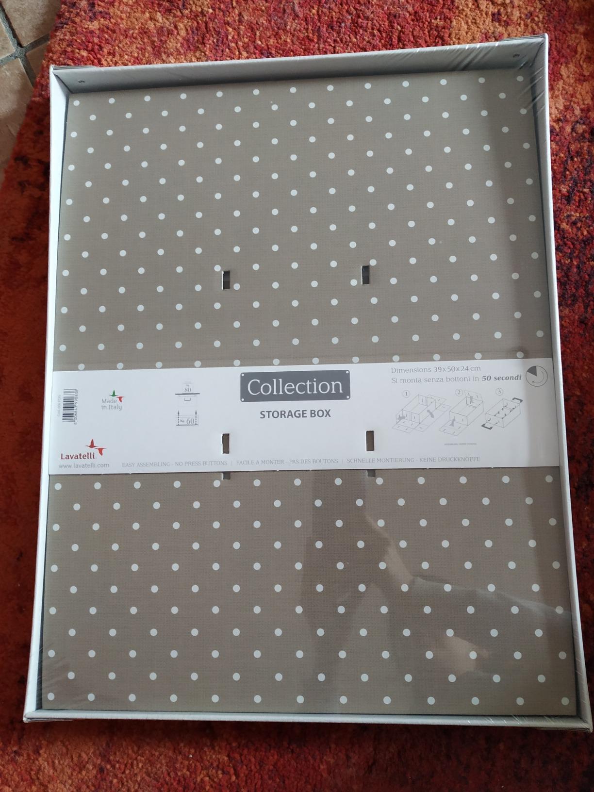 Lavatelli Scatole Armadio Gufetti 2 Pezzi 50x39x24 Cartone