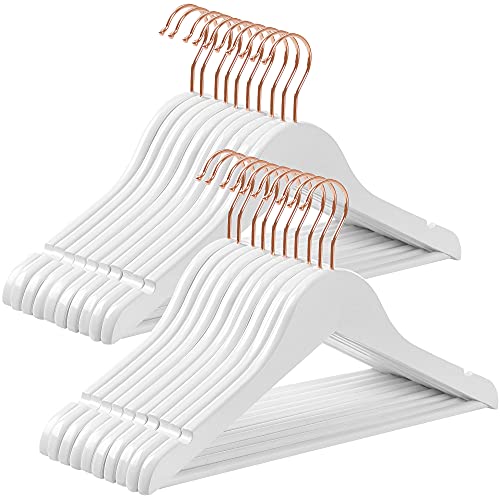 Songmics CRW006W03 set 20 grucce bambini legno bianco 35 cm