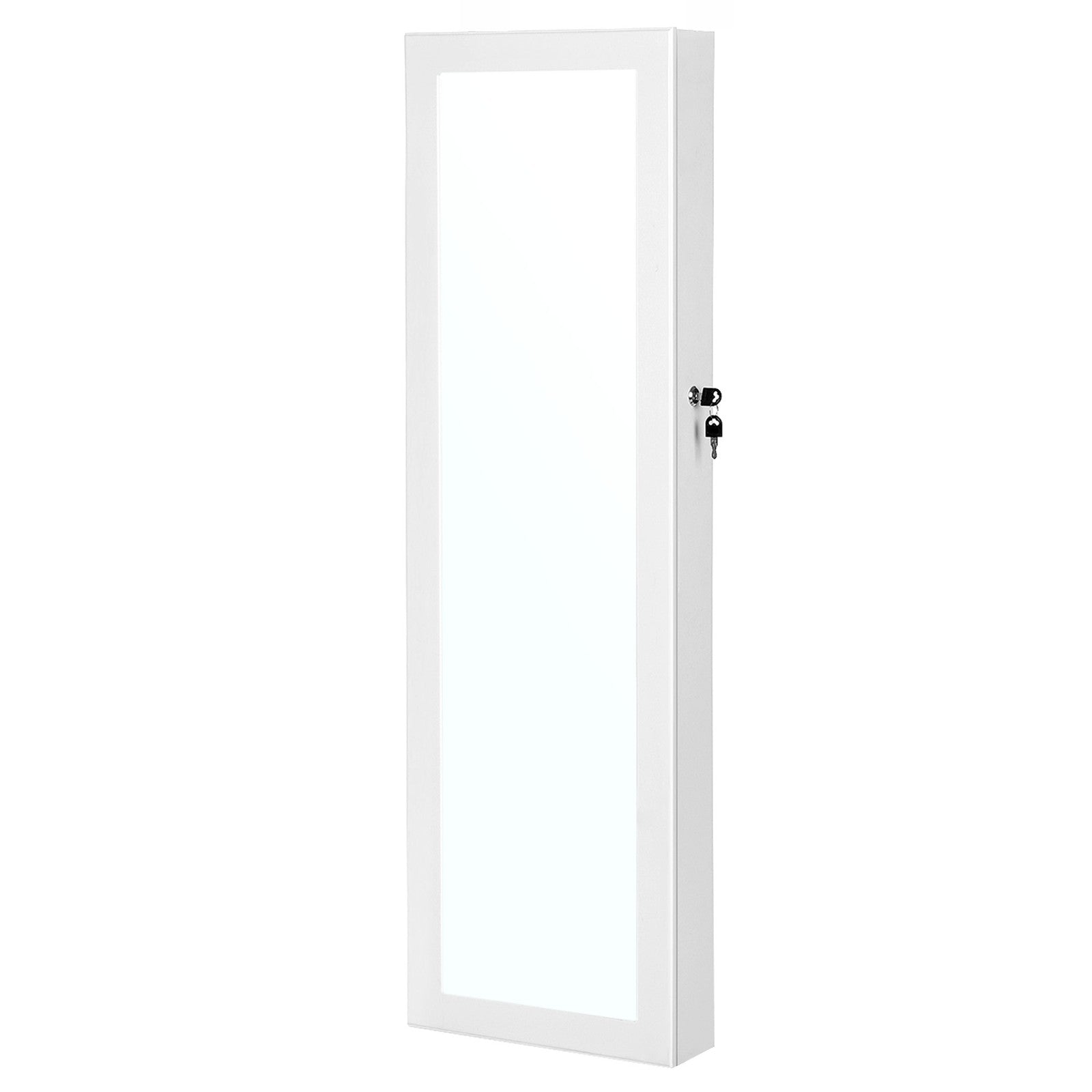 Songmics UJJC93W Armadio Portagioie Specchio Bianco LED