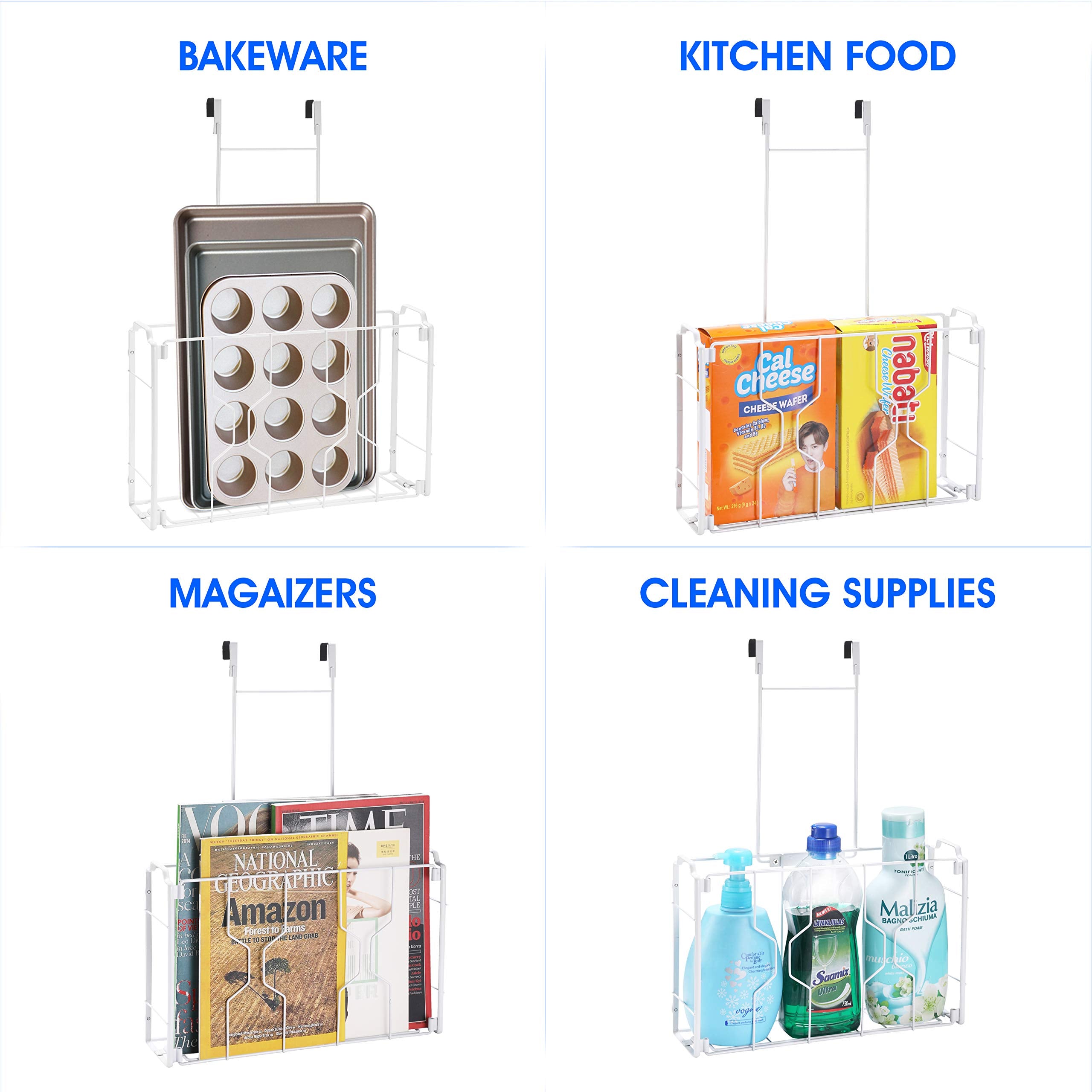Simple Trending organizer anta cucina bianco 2 pezzi