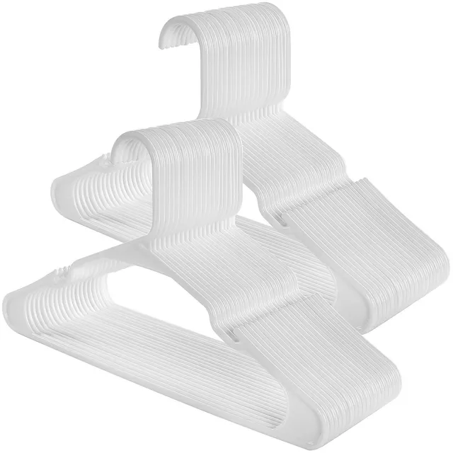 Songmics 777CRP03W-50 Grucce plastica 50 pezzi bianche 41,5