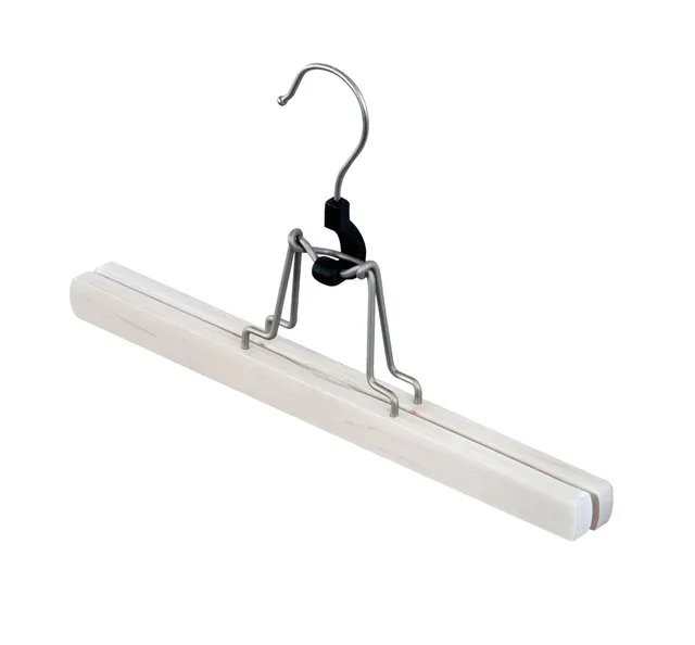 Domopak Living pinza pantalone appendiabiti legno 28 cm antipiega