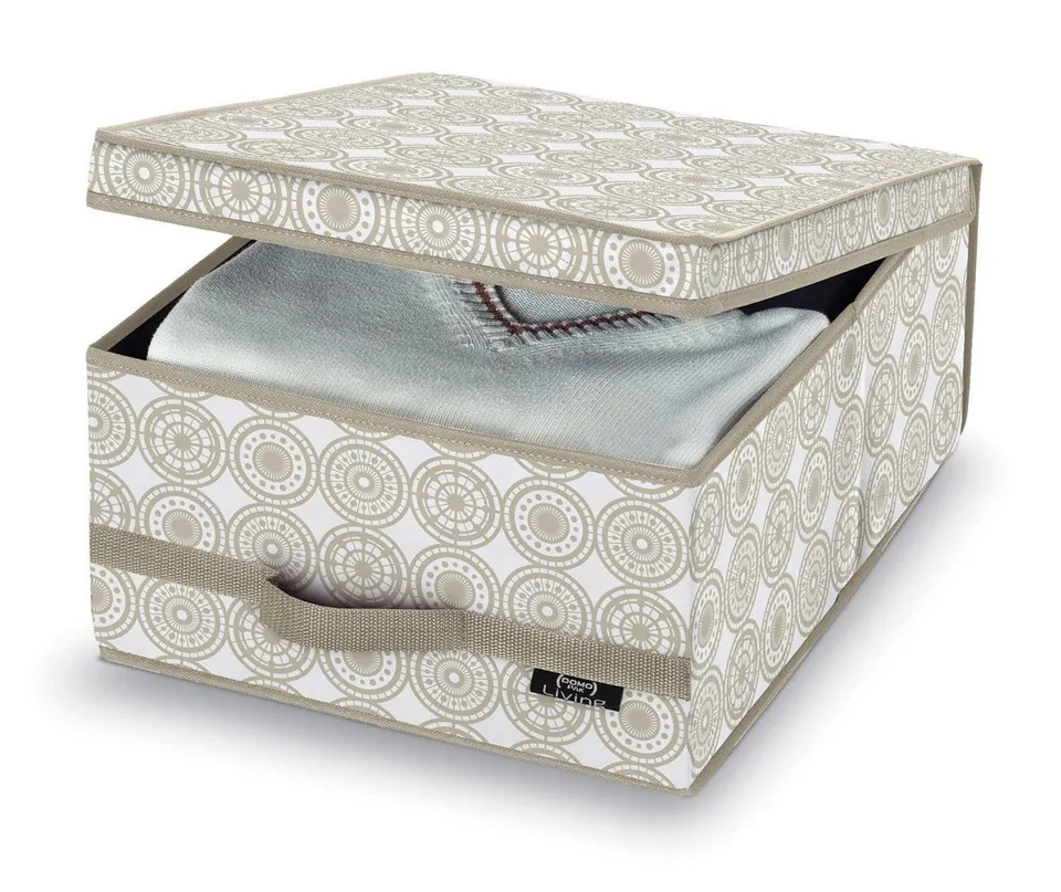 Domopak Ella Beige scatola guardaroba 35x45x18 cm beige antipolvere