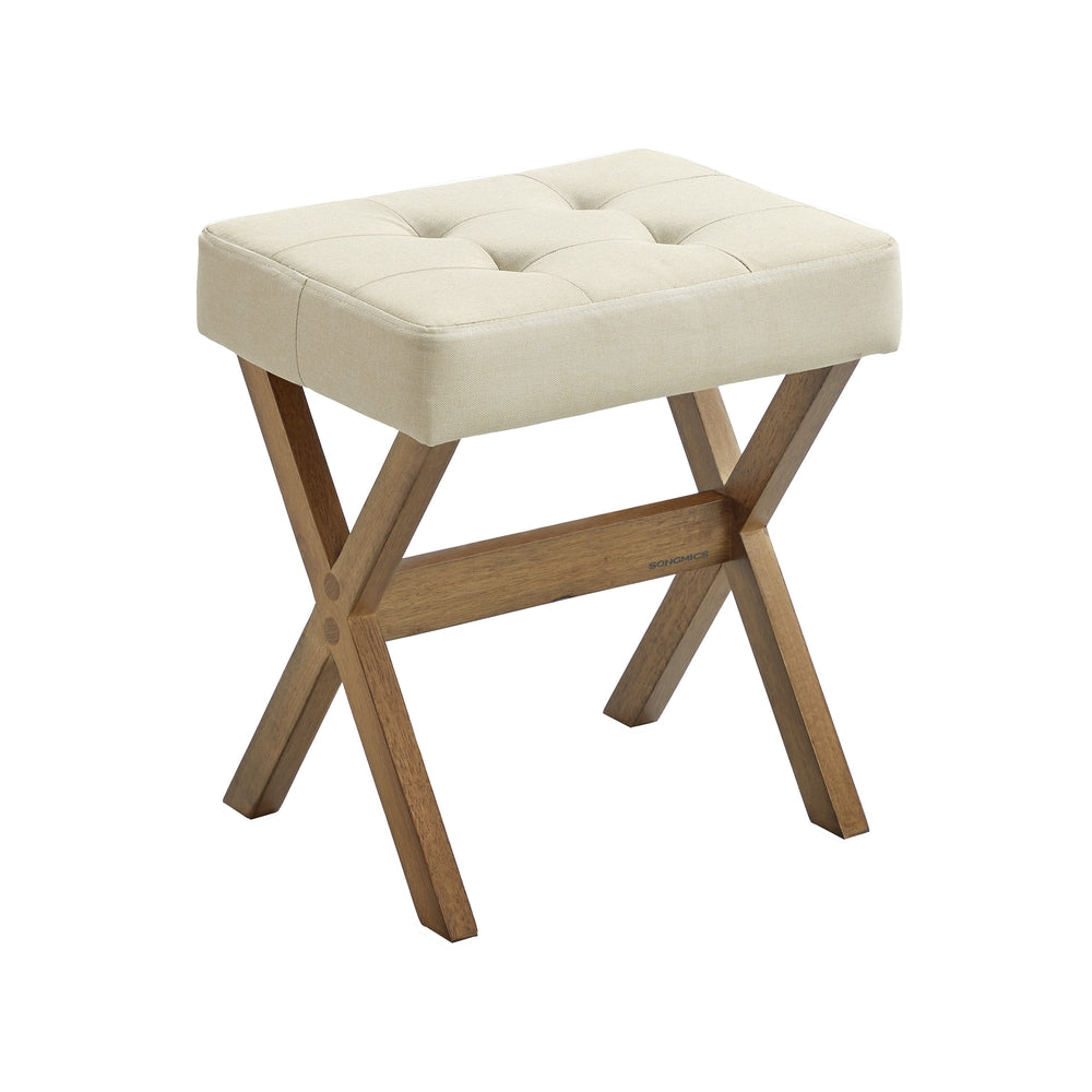 Songmics ULSF006GN01 sgabello toeletta grigio imbottito