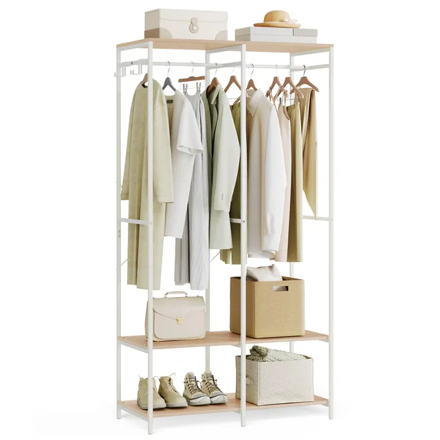Songmics RGR004W67 Guardaroba Beige 40x94,5x180 cm Pieghevole