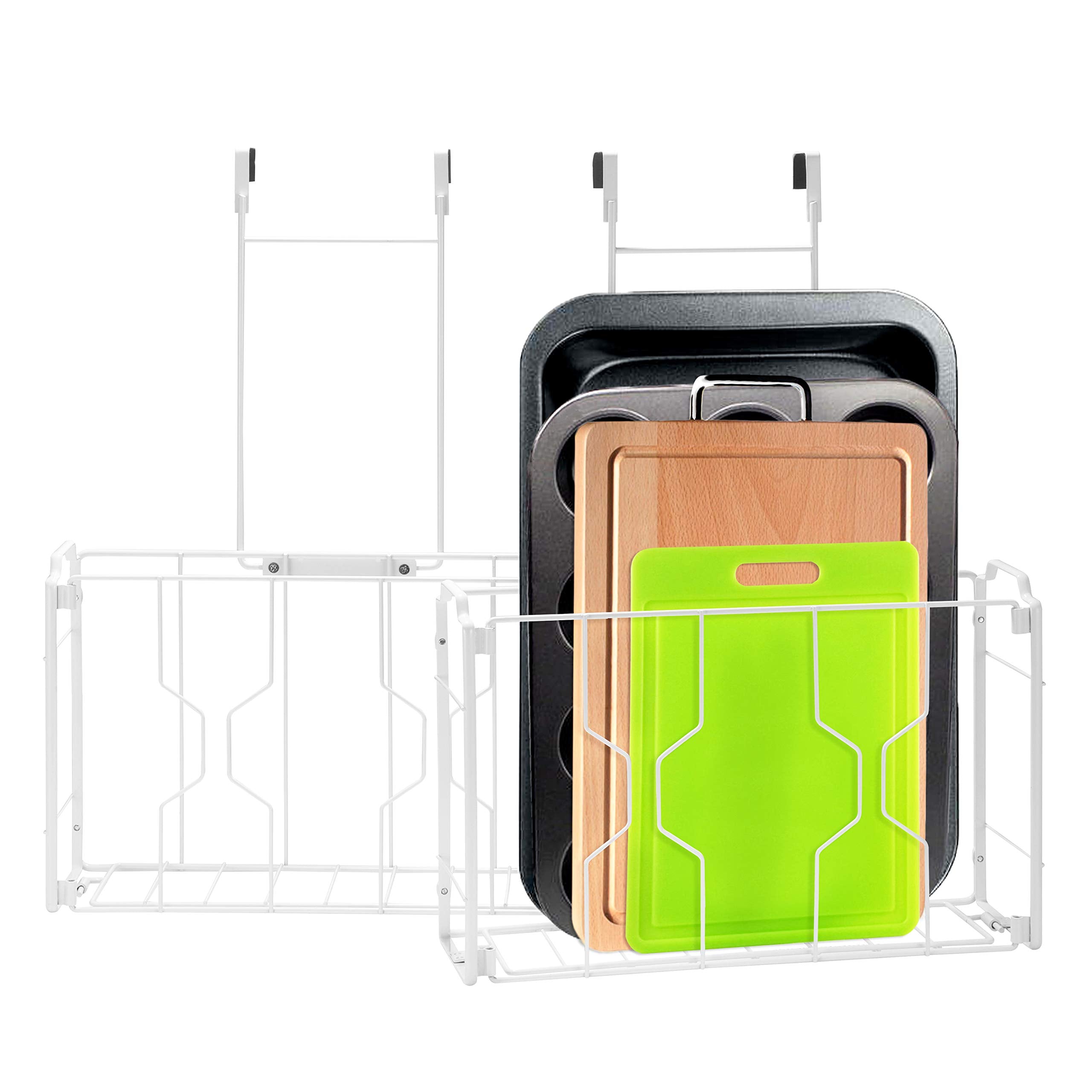 Simple Trending organizer anta cucina bianco 2 pezzi