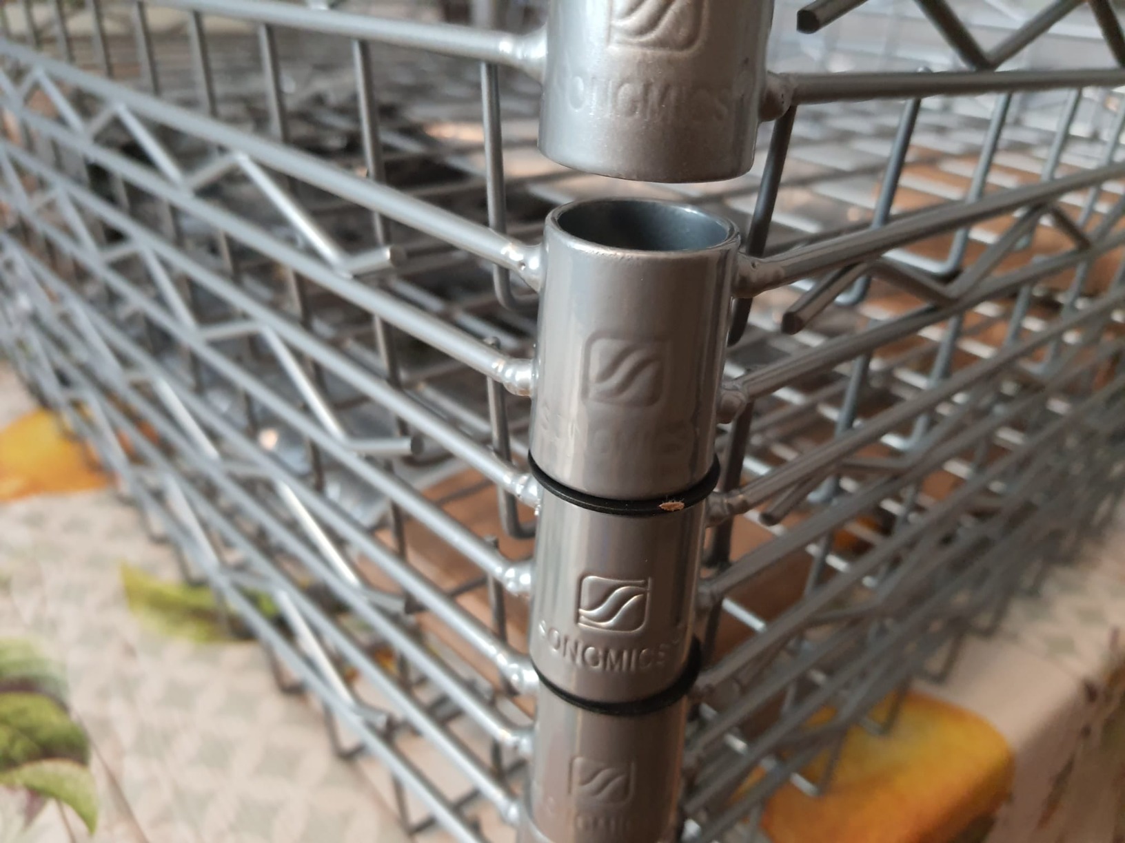 Songmics LGR105B01 Scaffale Metallo Nero 5 Ripiani Regolabili