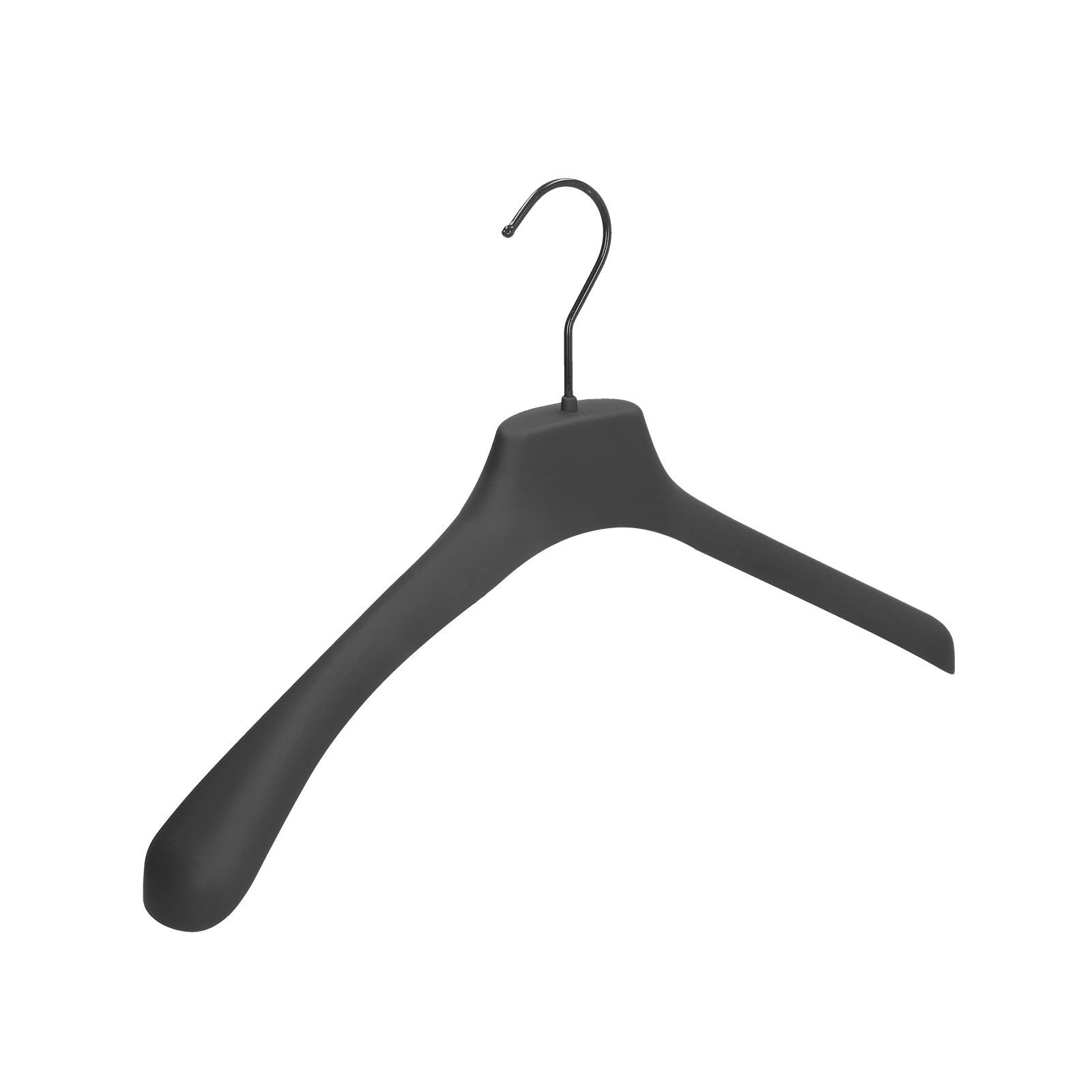 Mainetti Start Grucce Gommate 40 cm Nero 10 Pezzi Antiscivolo