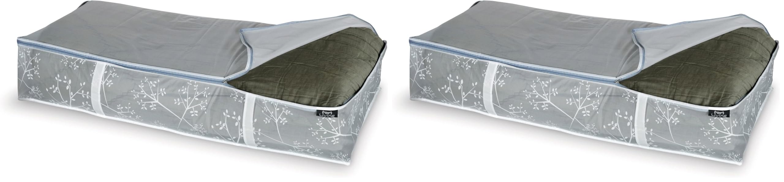 Domopak Living 909040 custodia coperte 95x45x18 grigia