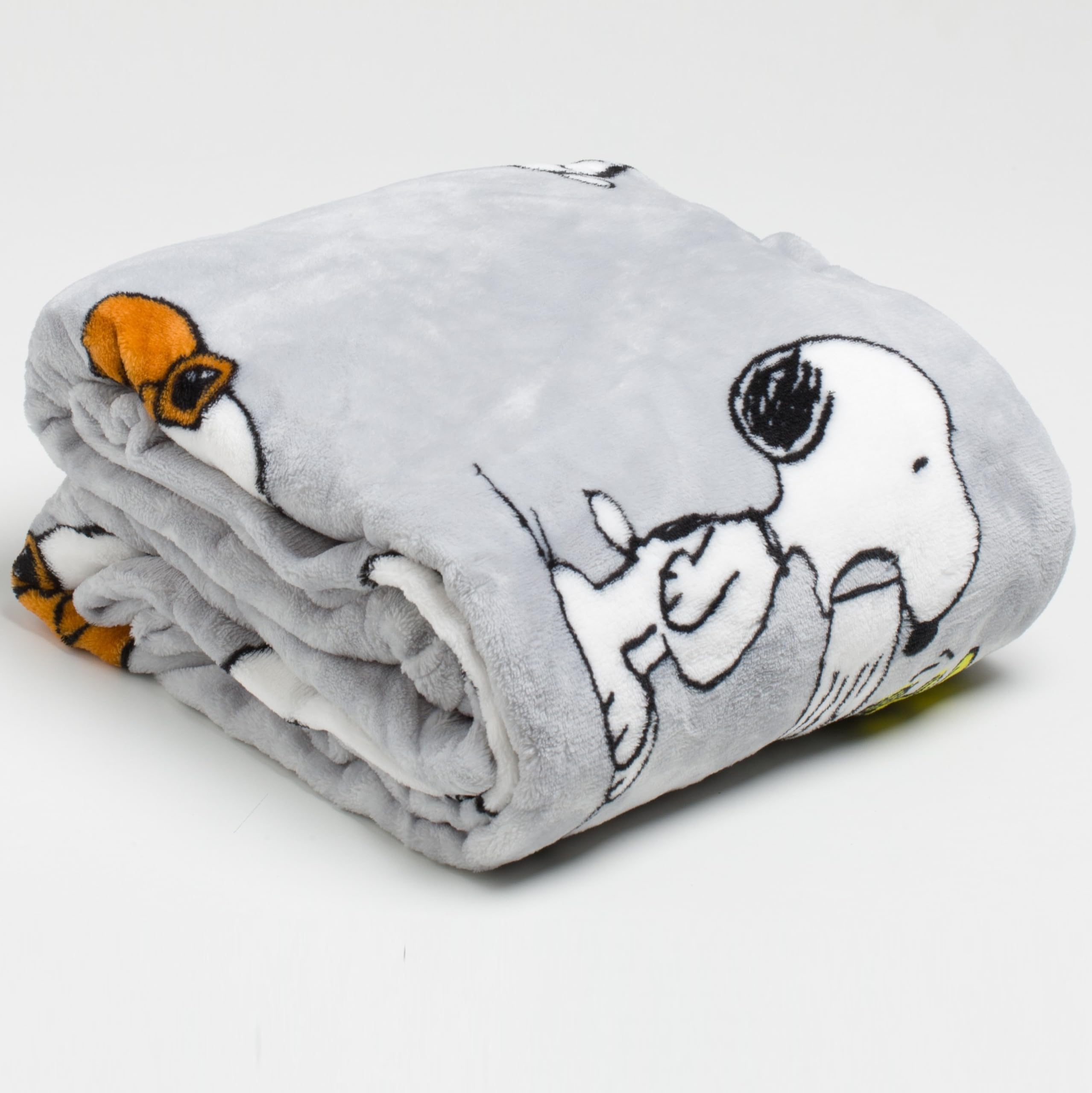 Kanguru Coperta con Maniche Snoopy Grigia 140x180 cm