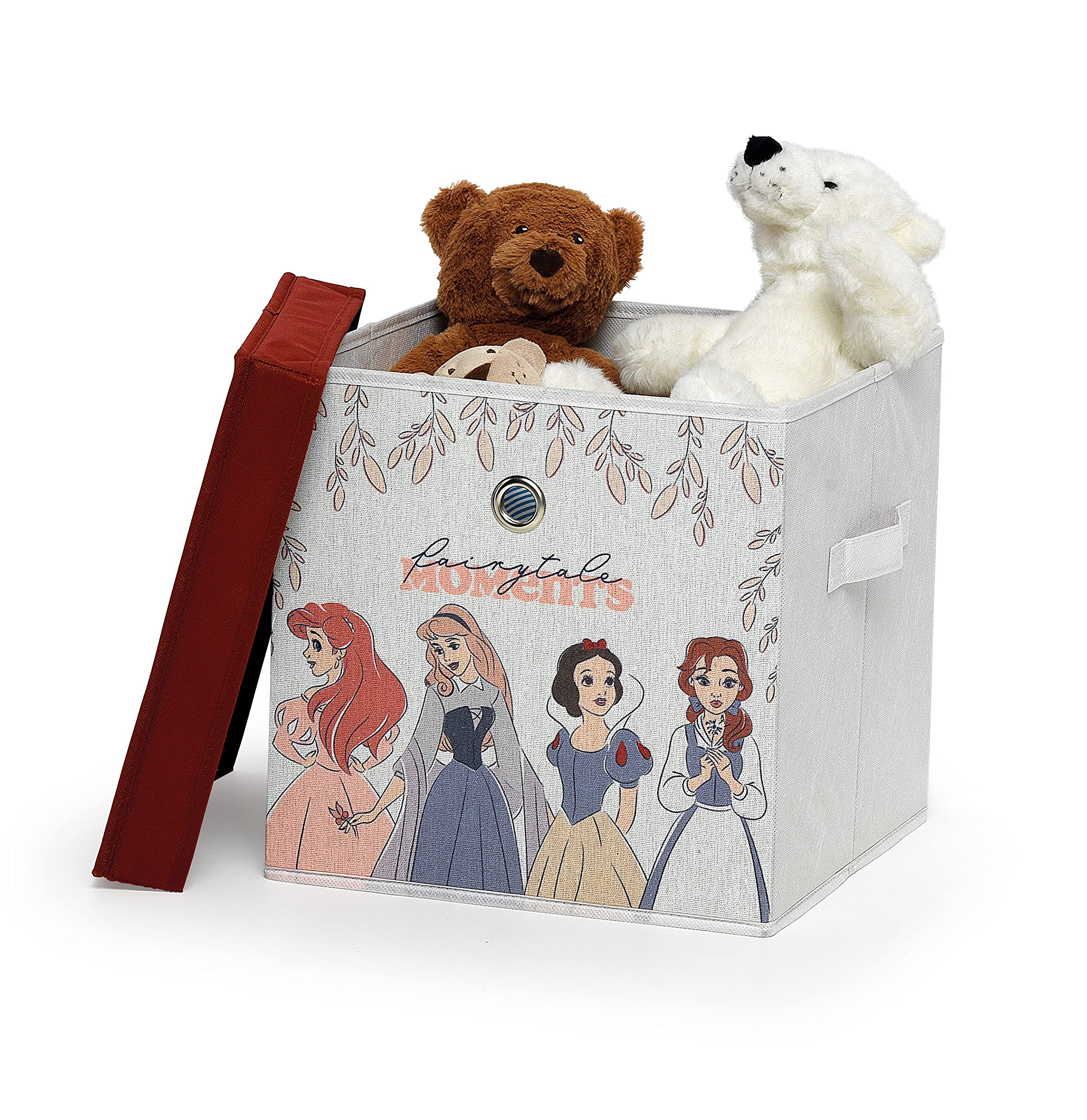 DOMO PAK LIVING Disney Princess Cubo Contenitore 30x30 con Coperchio