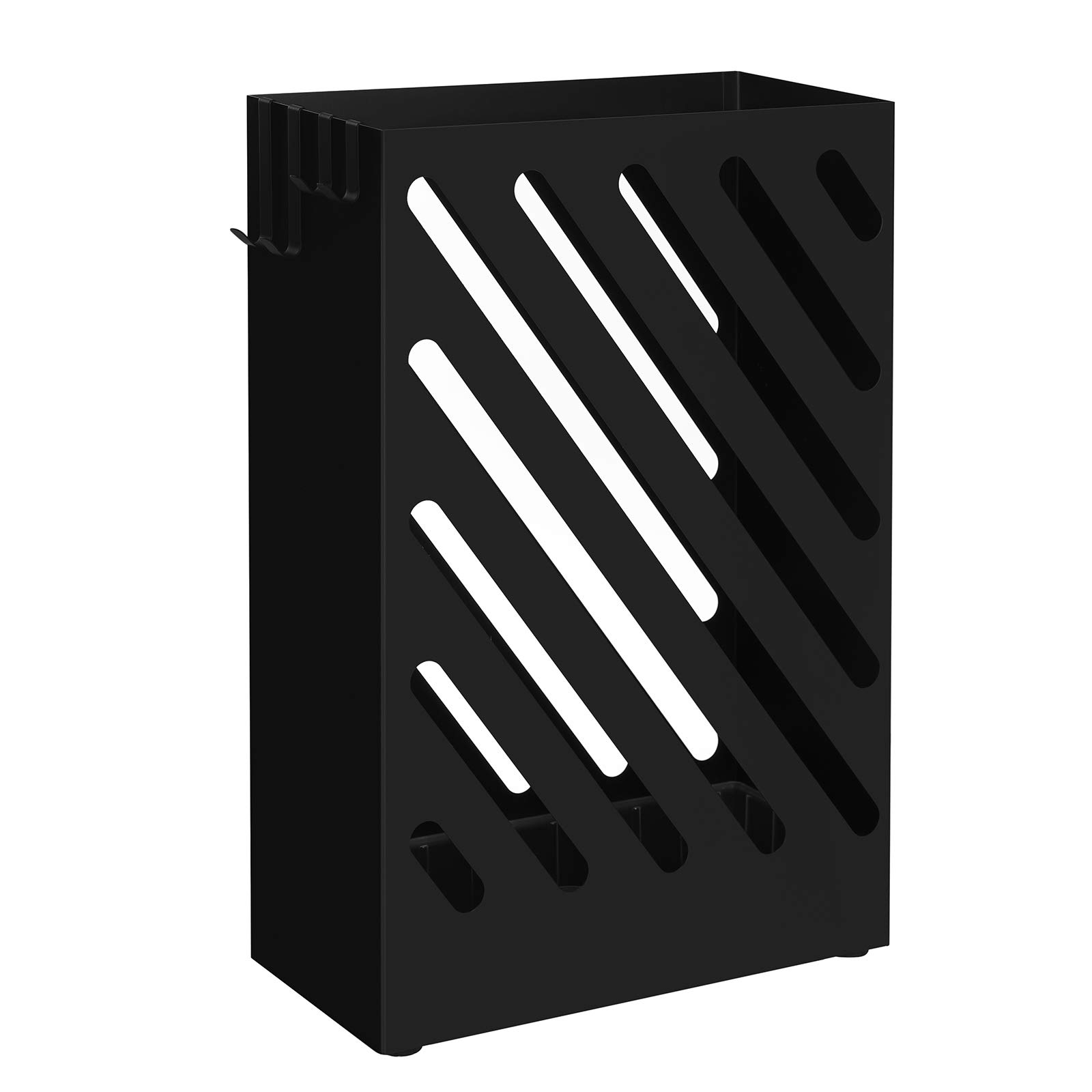 Songmics LUC03BK portaombrelli nero traforato