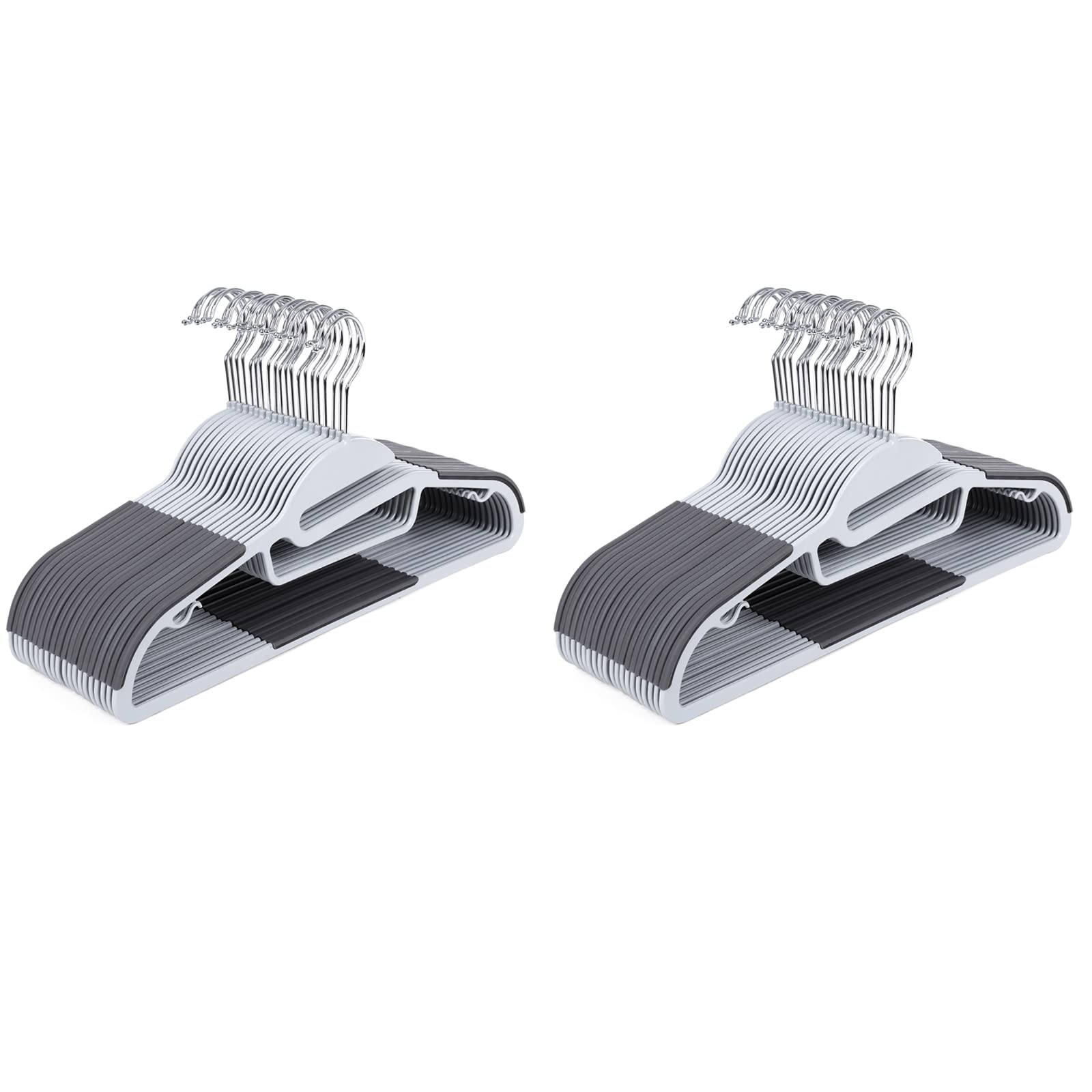 Songmics Grucce Plastica Set da 40 Sottili Antiscivolo